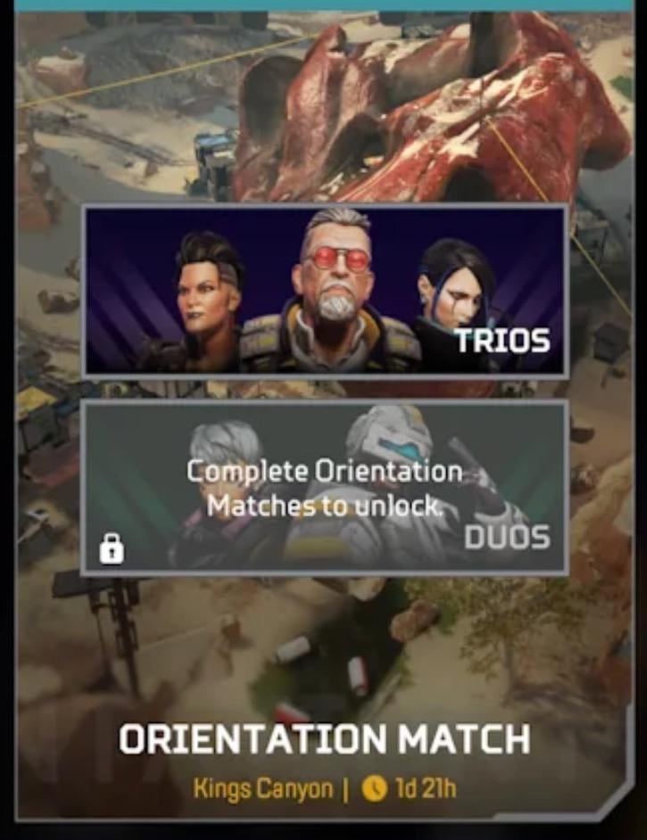 How Many Orientation Matches Are Needed in Apex to Unlock Duos Mode?