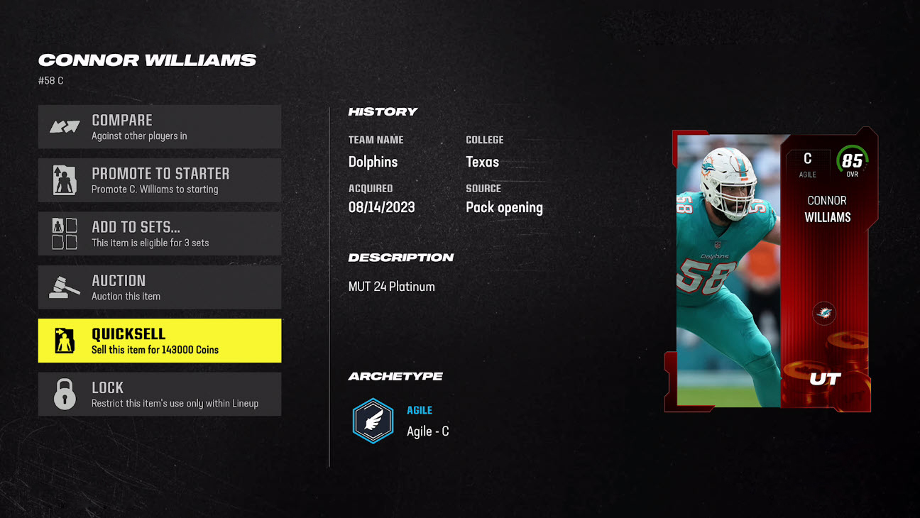 Best Ways to Maximize 86 Platinum Quicksell Value in Madden 24