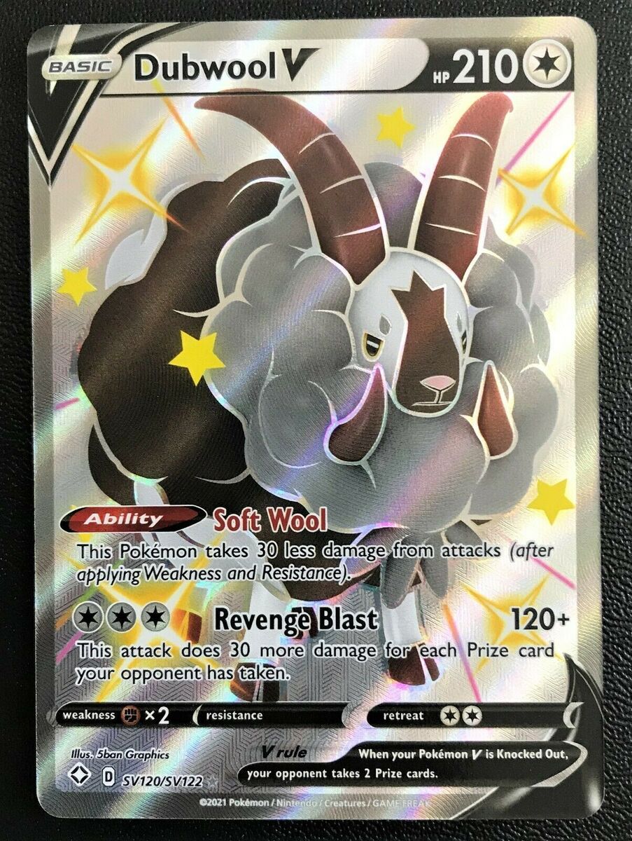 Shiny Dubwool V from Shining Fates: Why This Card is Essential