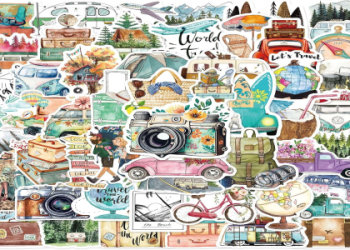 Unique Paris Stickers Collection – Perfect for Laptops & Water Bottles