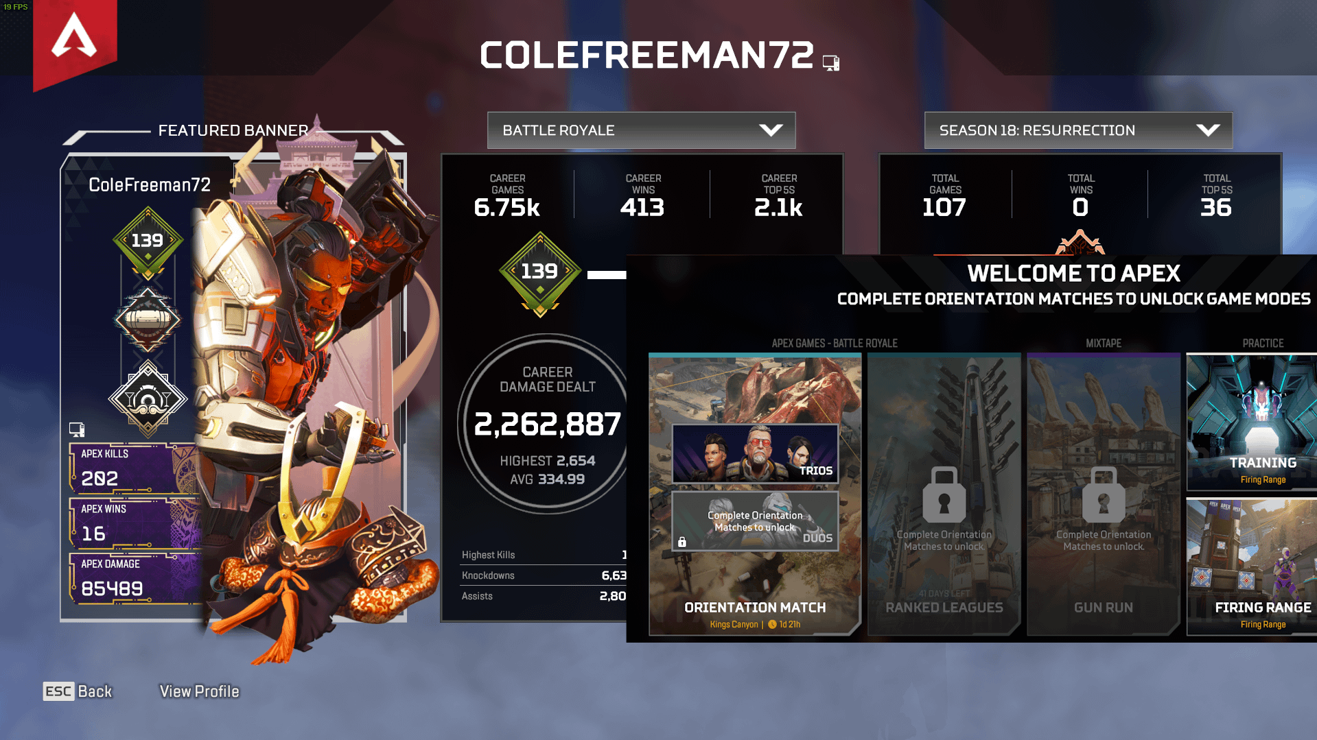 How Many Orientation Matches Are Required in Apex Legends?