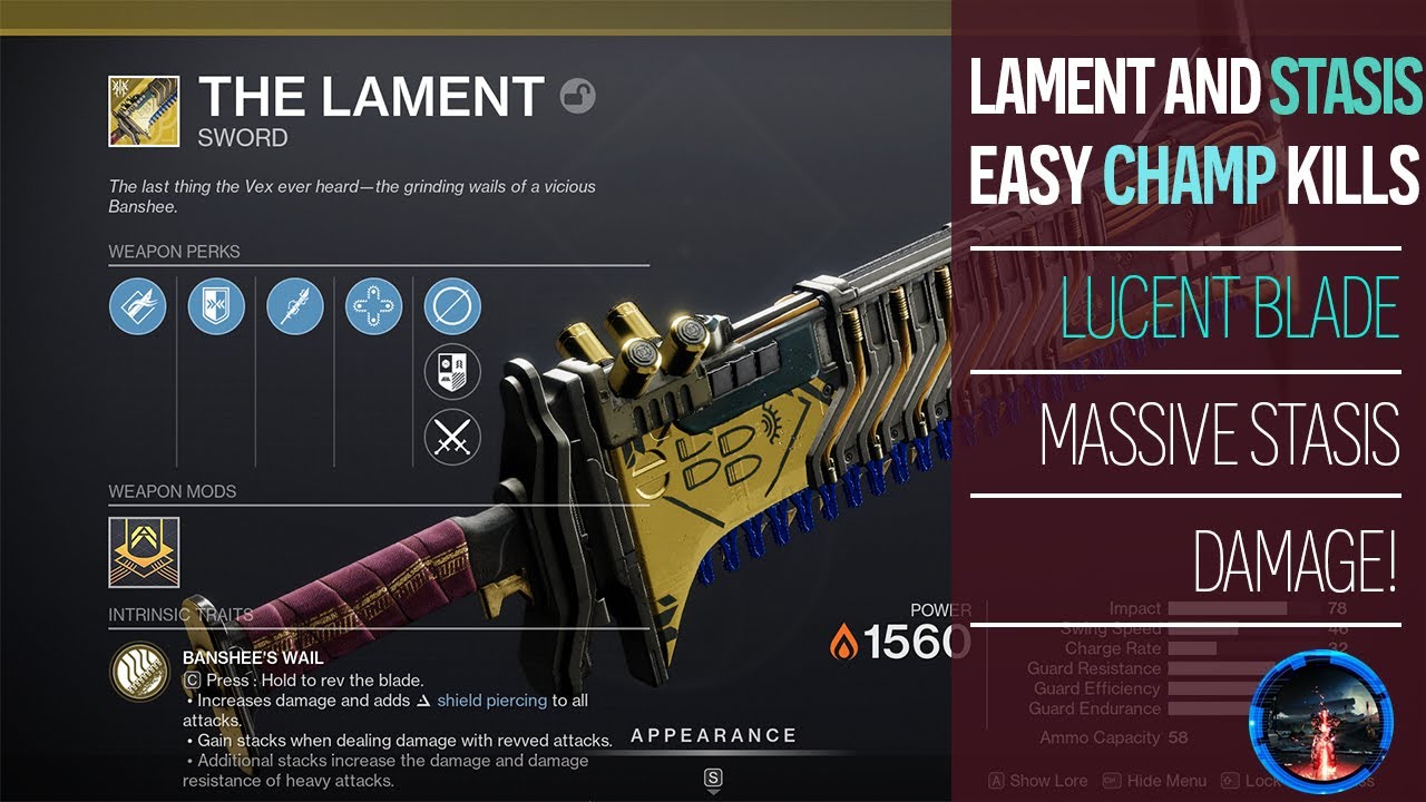 Destiny 2 Lucent Blade Guide: Boost Your Swords Power and Attack Speed