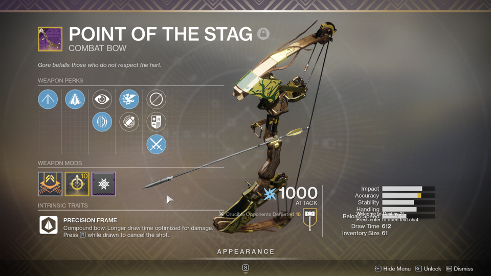 Why Point of the Stag is the Ultimate Bow in Destiny 2
