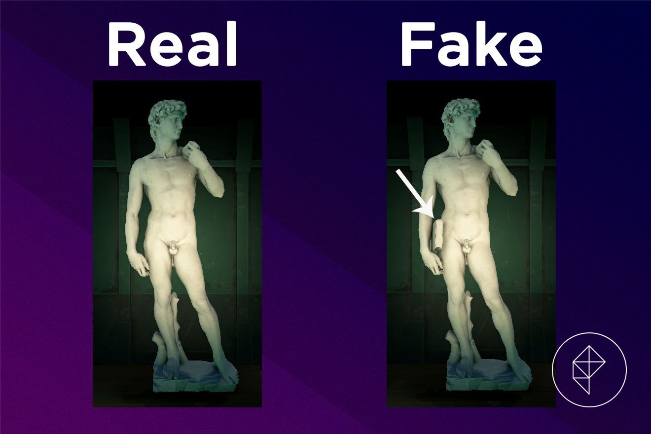 Spotting the Difference: Real vs Fake Gallant Statue in ACNH