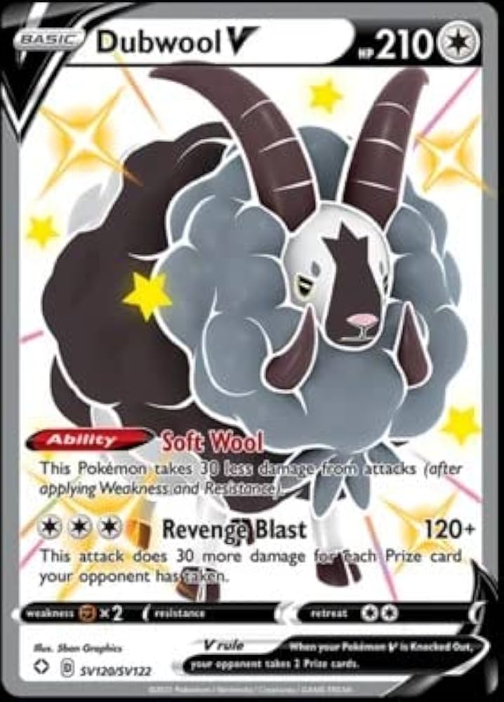 Shiny Dubwool V from Shining Fates: Why This Card is Essential