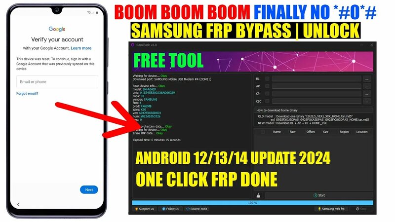 Unlock FRP: Bypass Tool for Samsung Phones in 2024