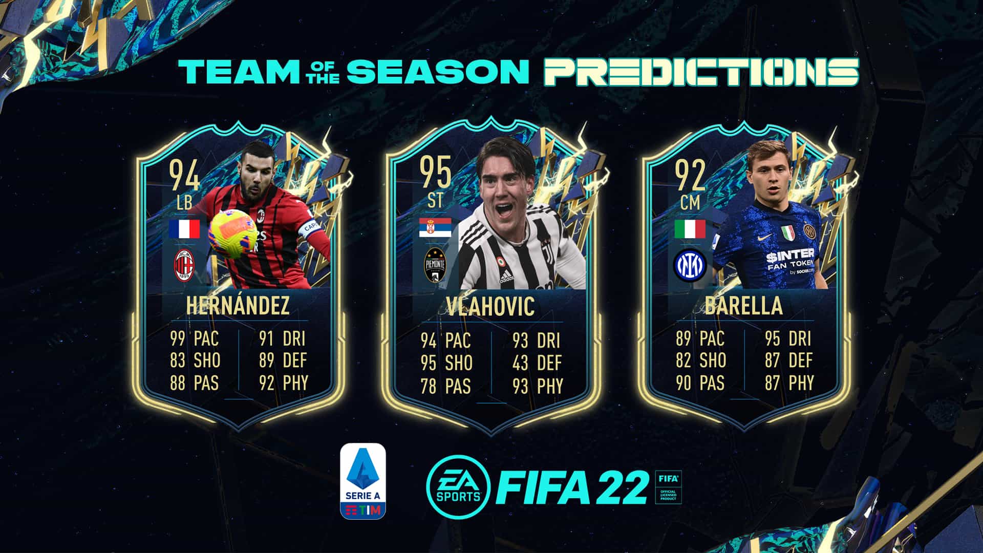 Serie A TOTS FIFA 22: Top Leaks and Predictions
