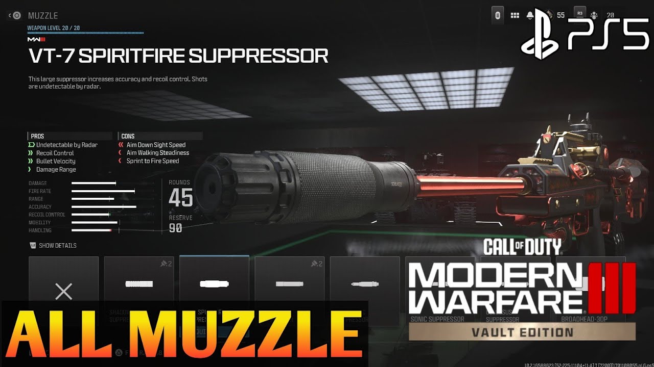 ZLR Talon 5: The Ultimate Muzzle Attachment for Damage and Bullet Speed in MW3