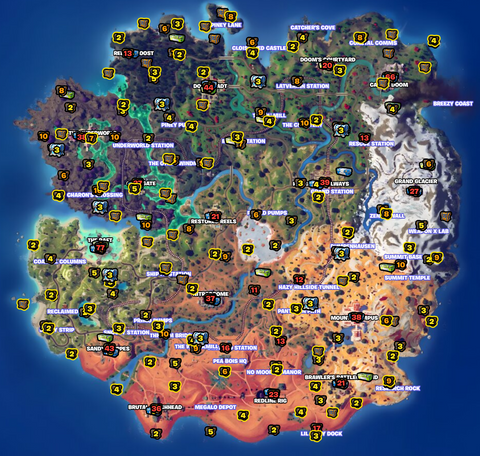 Top Chest Spawn Locations in Fortnite Chapter 5 Season 4: Best Spots for Loot