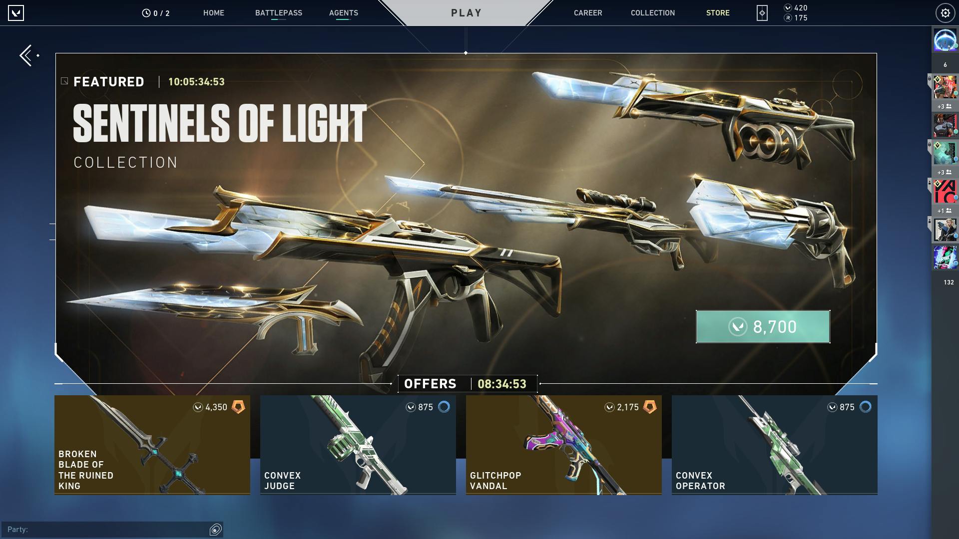 8700 VP in Valorant: Top Skins and Offers You Can Get Now