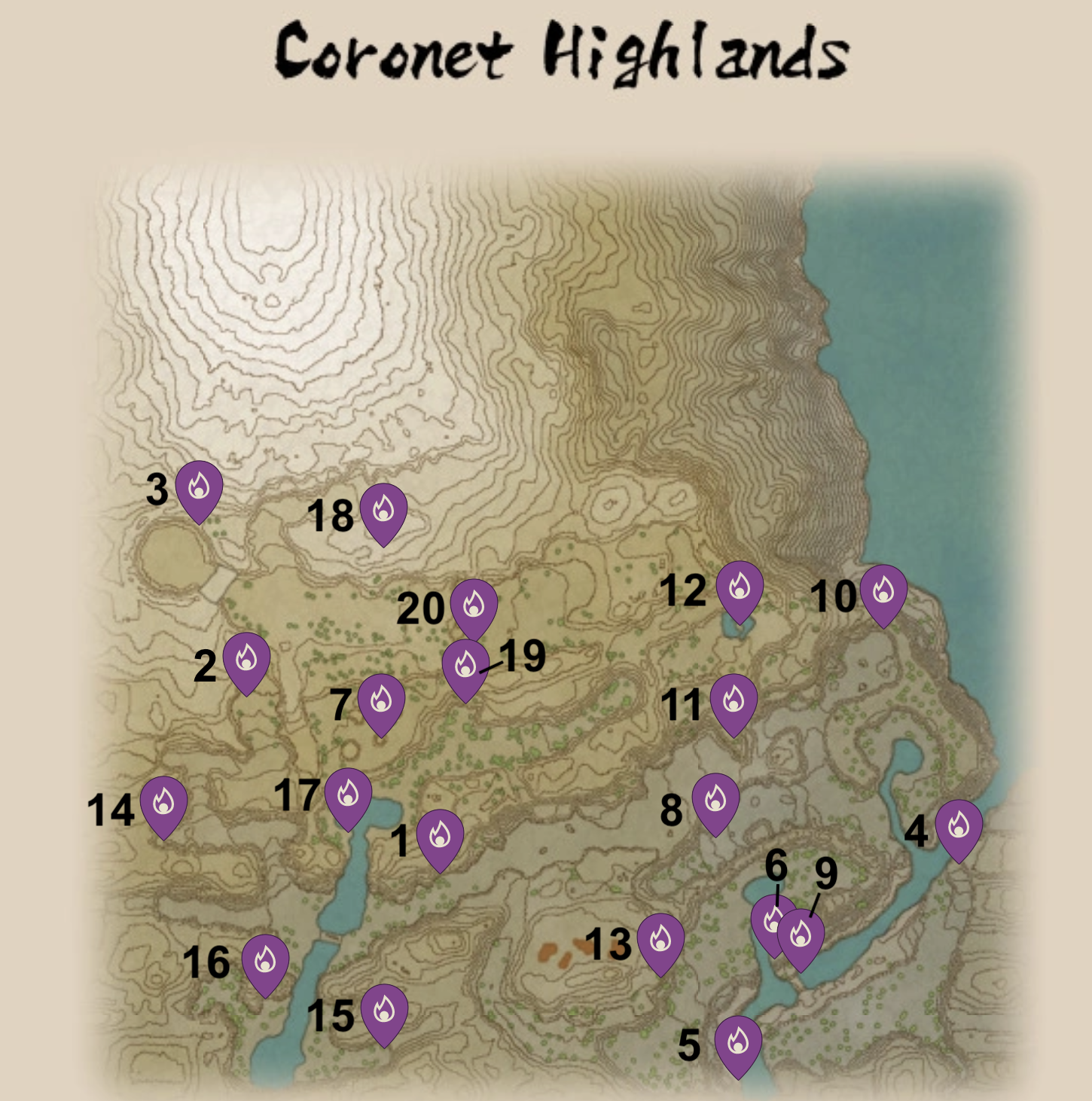 Complete Guide to Finding All Wisps in Coronet Highlands