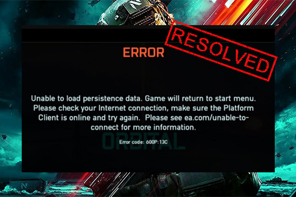 Troubleshooting Battlefield 2042 Unable to Load Persistence Data Issue