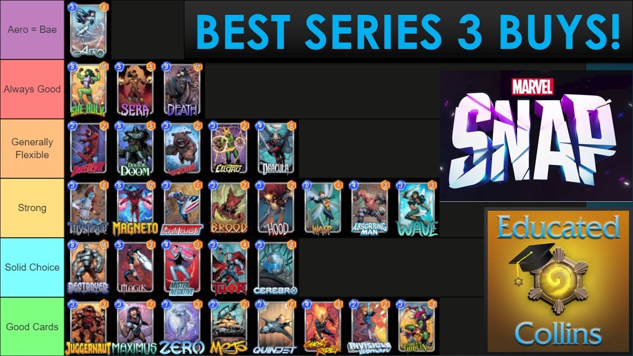 marvel snap series 3 card list