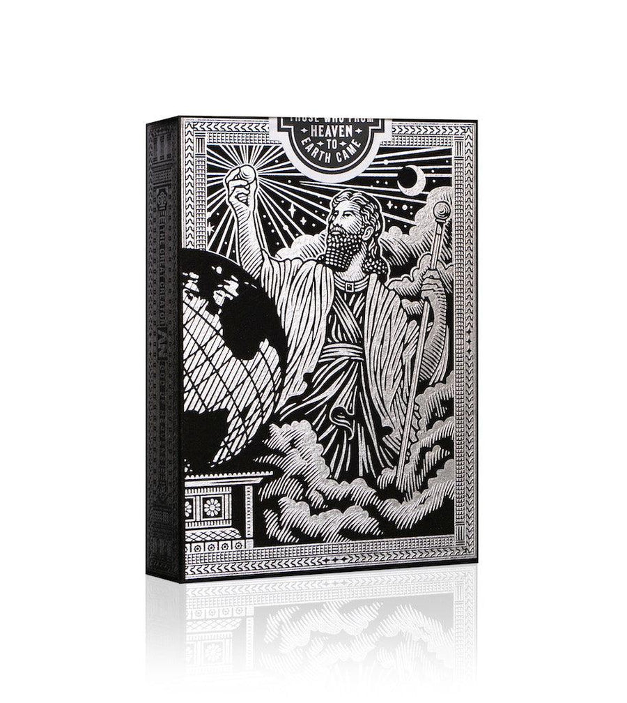 Unique Black and White Playing Cards for Collectors and Creators