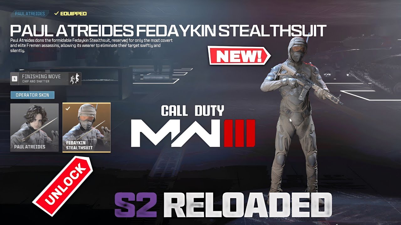 How to Unlock Dune Skins in Warzone and MW3: Paul Atreides & More