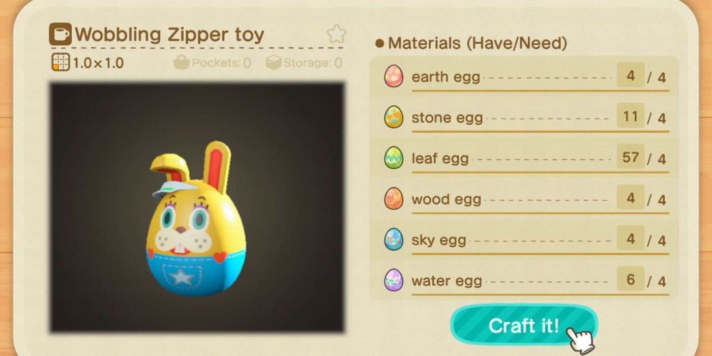 Complete Guide to Making the Wobbling Zipper Toy in ACNH