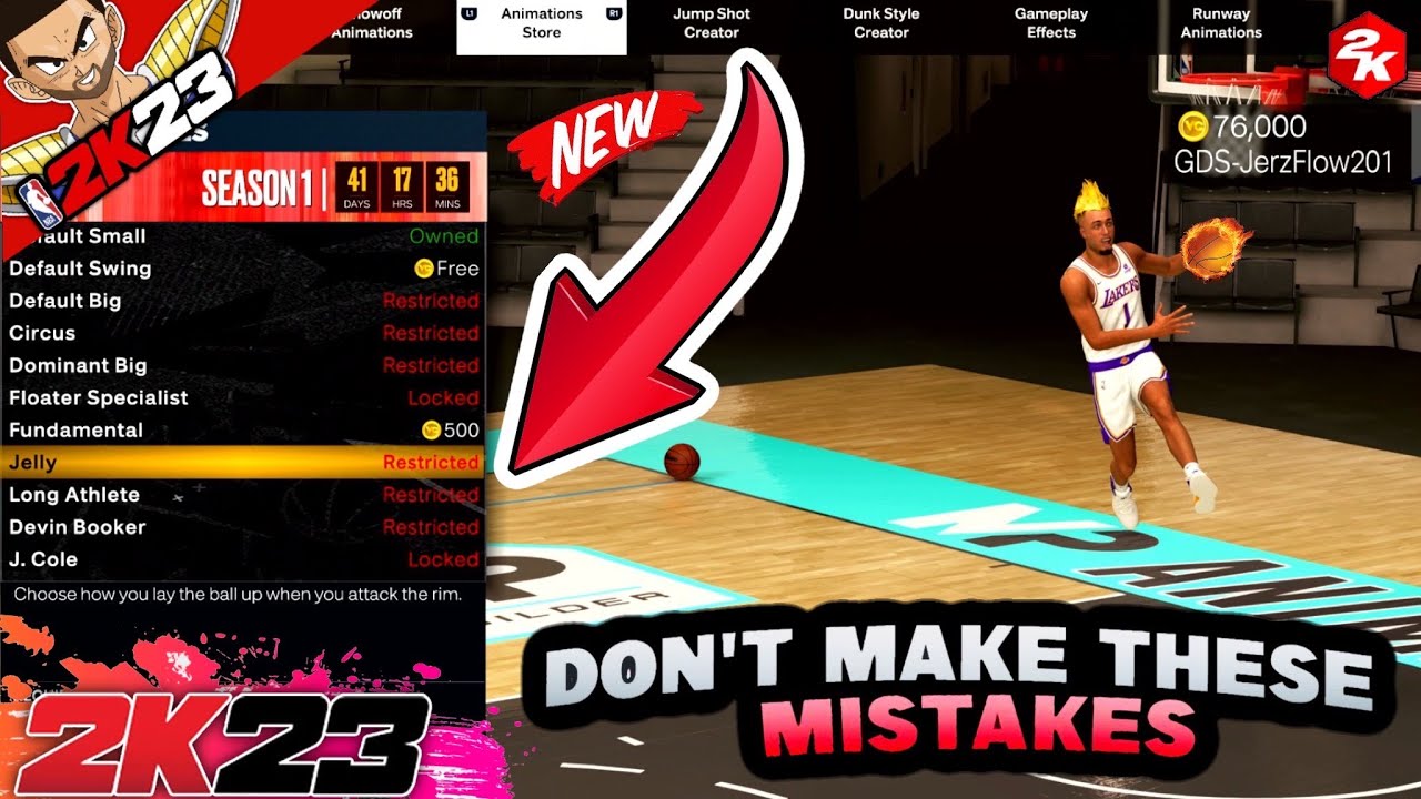 All Layup Requirements for NBA 2K23: Unlock Every Dunk Package