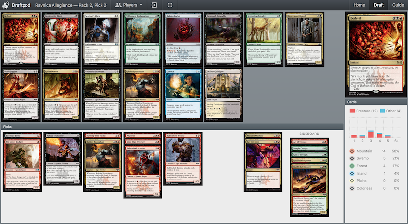 Simulate Magic: The Gathering Booster Packs and Drafts Online