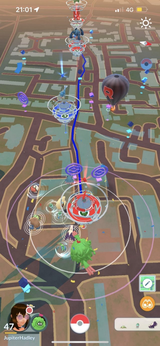 routes pokemon go map
