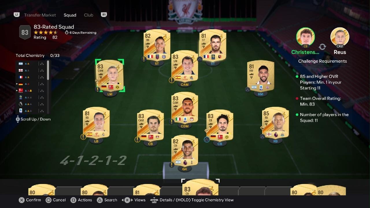 83 rated players ea fc 24