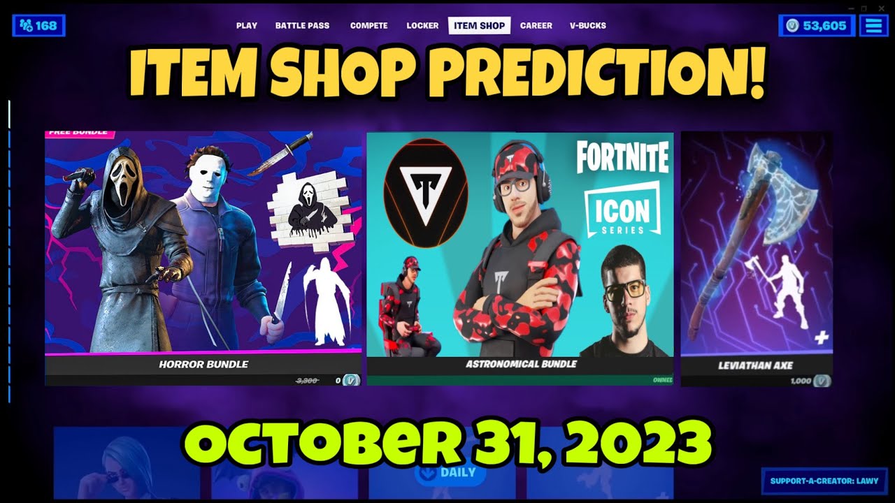 What’s New in the Fortnite Item Shop？ October 31, 2023 Edition