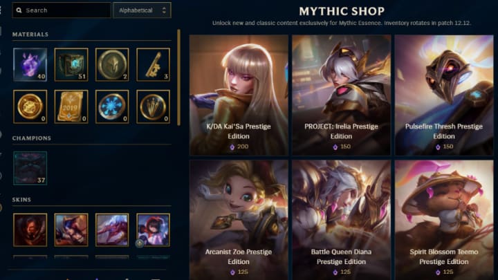 When is the Next Mythic Shop Rotation in League of Legends?