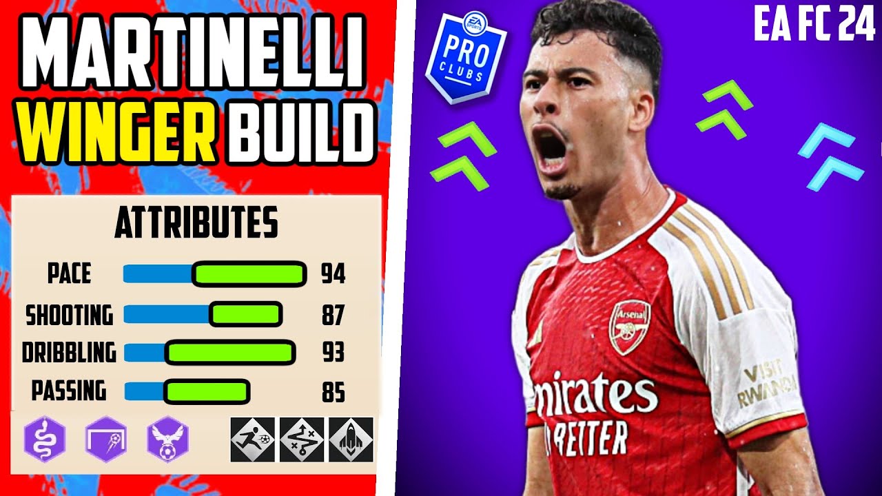Master Martinelli FC 24 - Ratings, Skill Breakdown & Best Game Tips