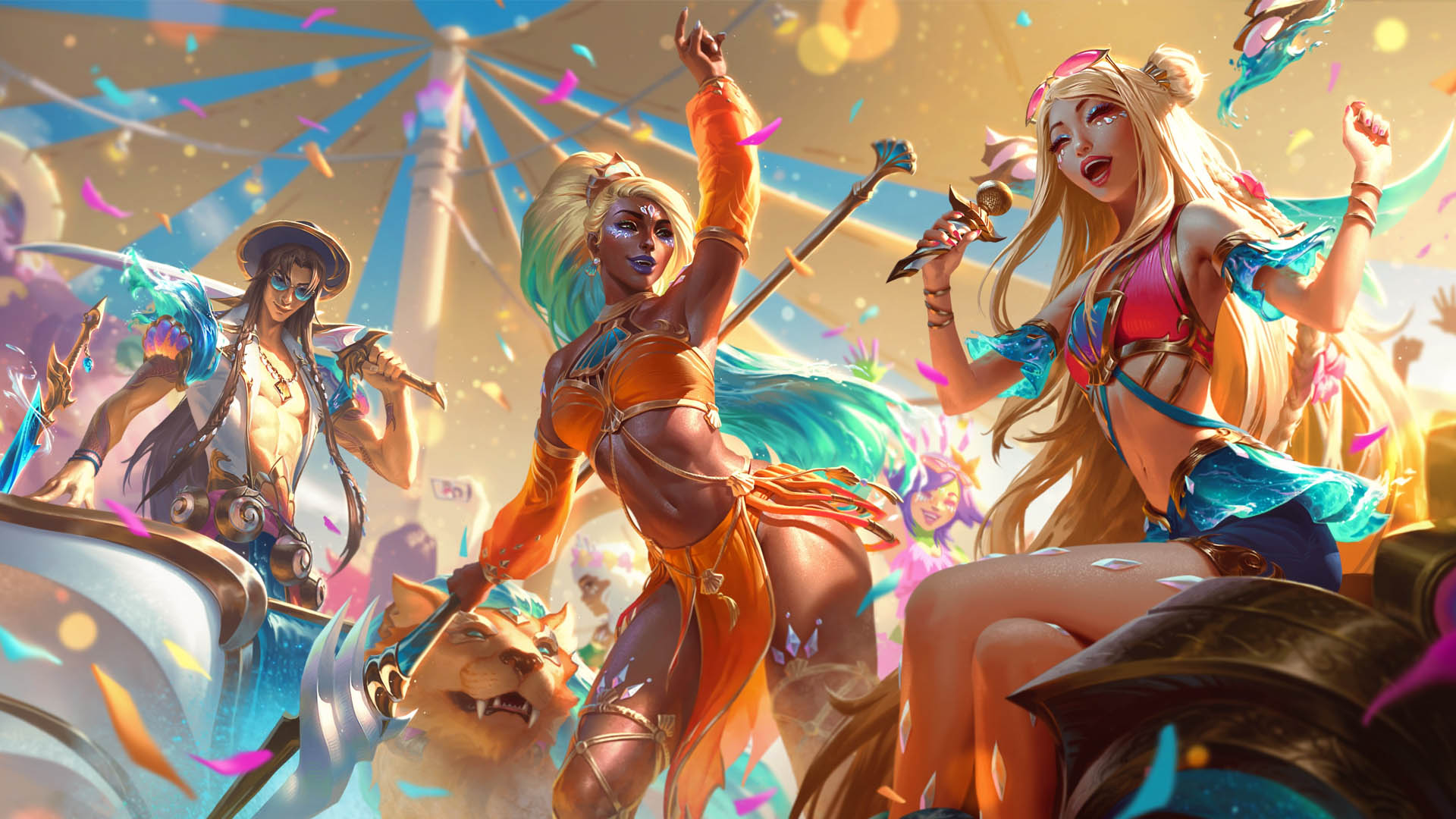 Explore Pool Party Skins in League of Legends: From Surfer Singed to Ocean Song Seraphine