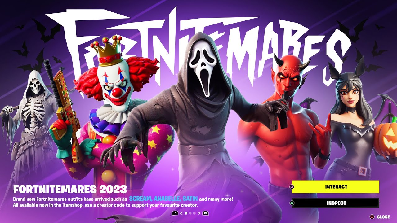 Fortnitemares 2023 Item Shop Update: What's New in Fortnite for Halloween