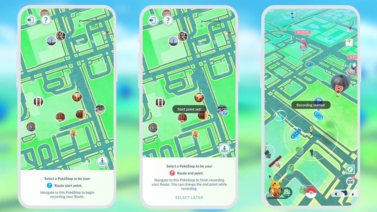 routes pokemon go map
