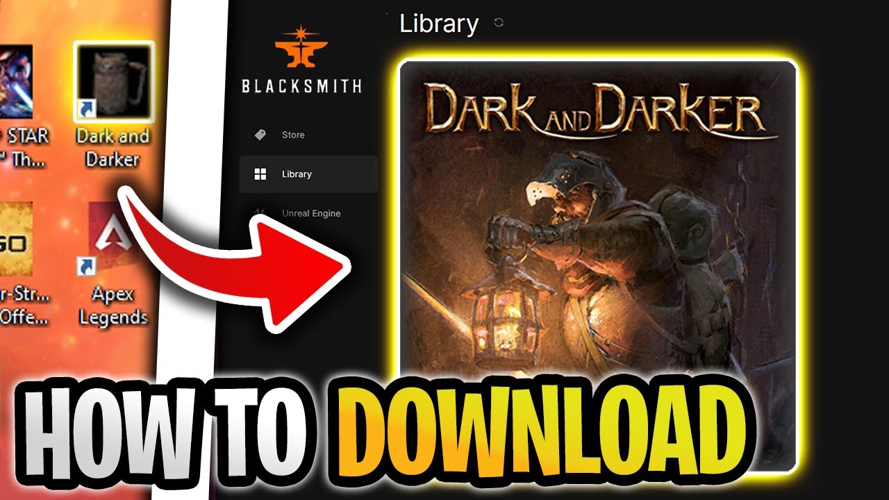 How to Download and Install Dark and Darker via Blacksmith Launcher