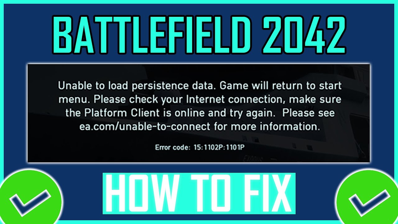 How to Fix Unable to Load Persistence Data Error in Battlefield 2042