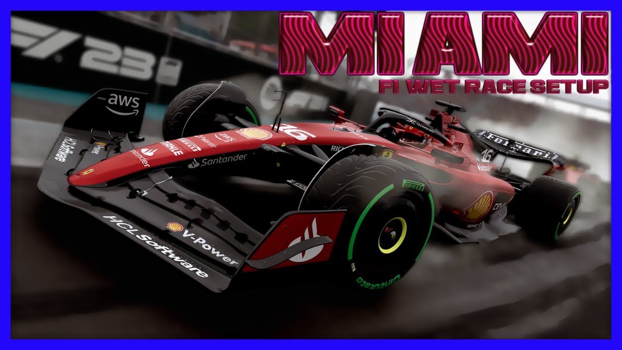 F1 23 Miami setup wet race: Dominate the competition with these settings!