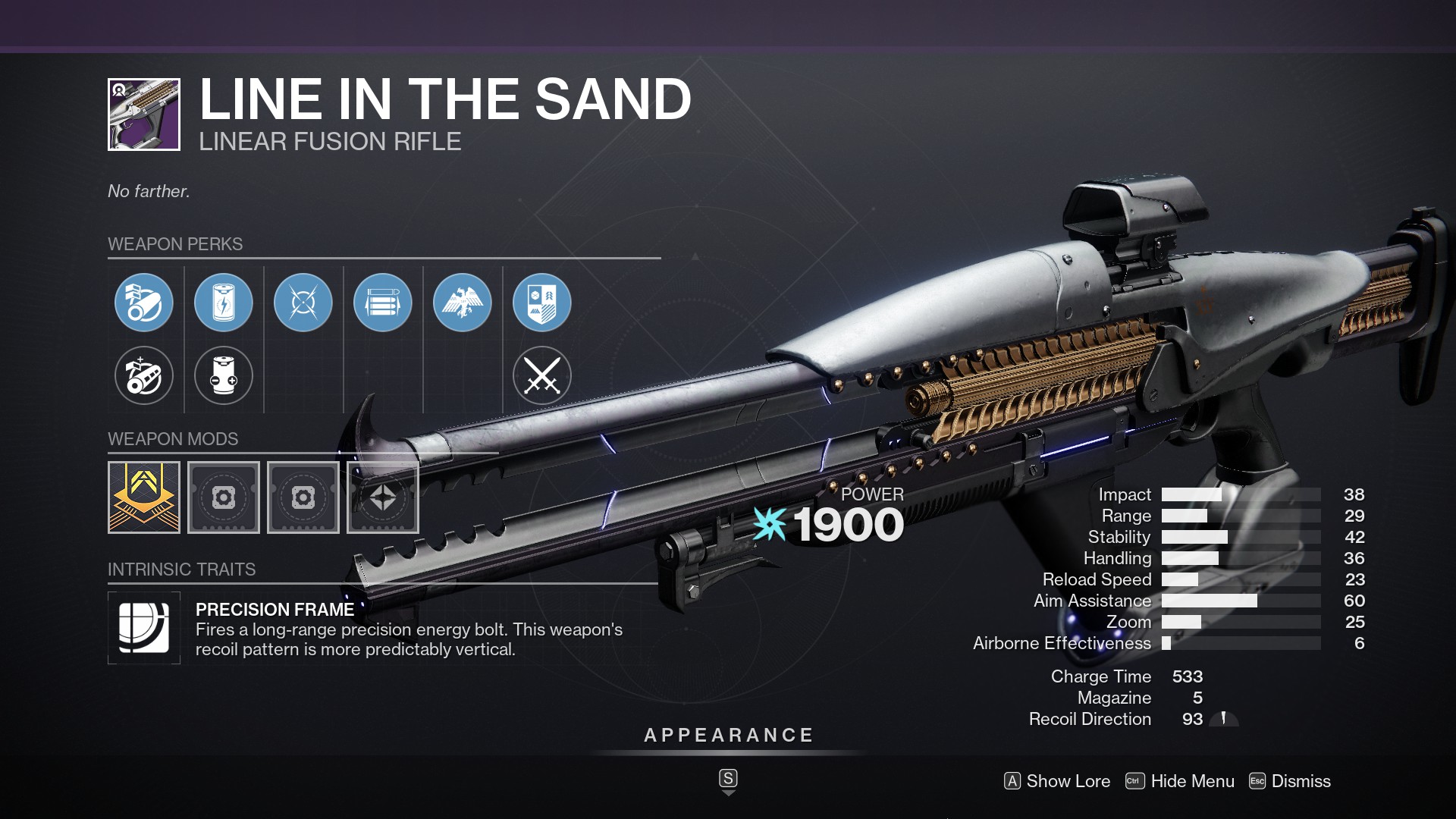 Destiny 2 line in the sand, the best way to farm this weapon fast!