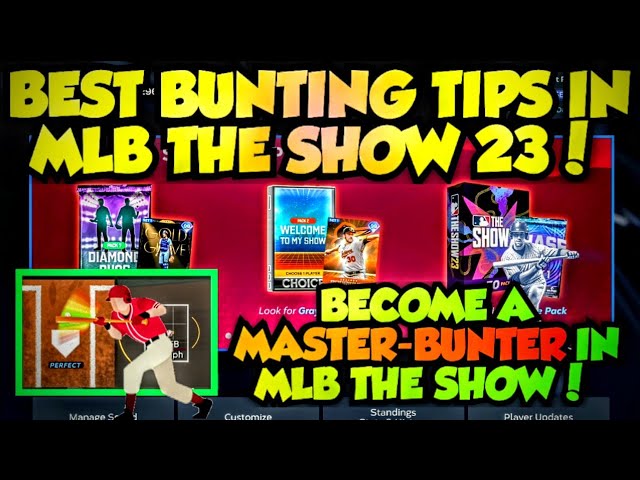 Mastering the Bunt in MLB The Show 23: Tips and Tricks