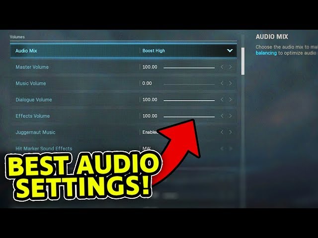 Call of Duty Audio Settings: How to Get the Best Sound