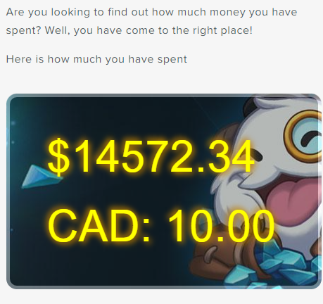 How Much Money Have I Spent on League? - Calculate Your In-Game Purchases!
