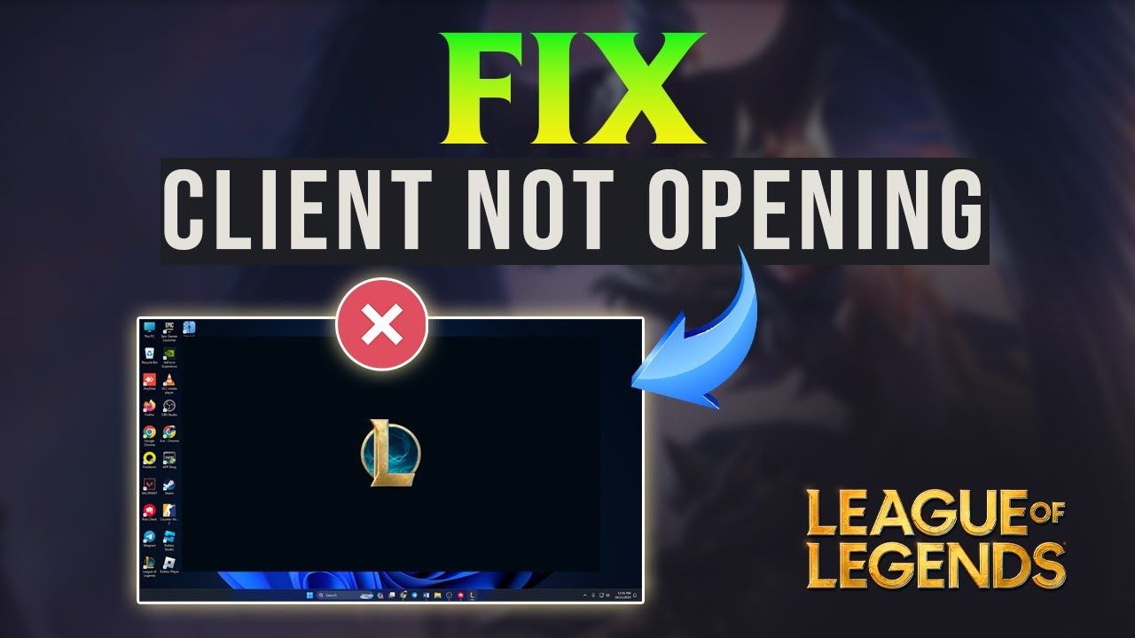 Help! My League of Legends wont launch, what can I do?