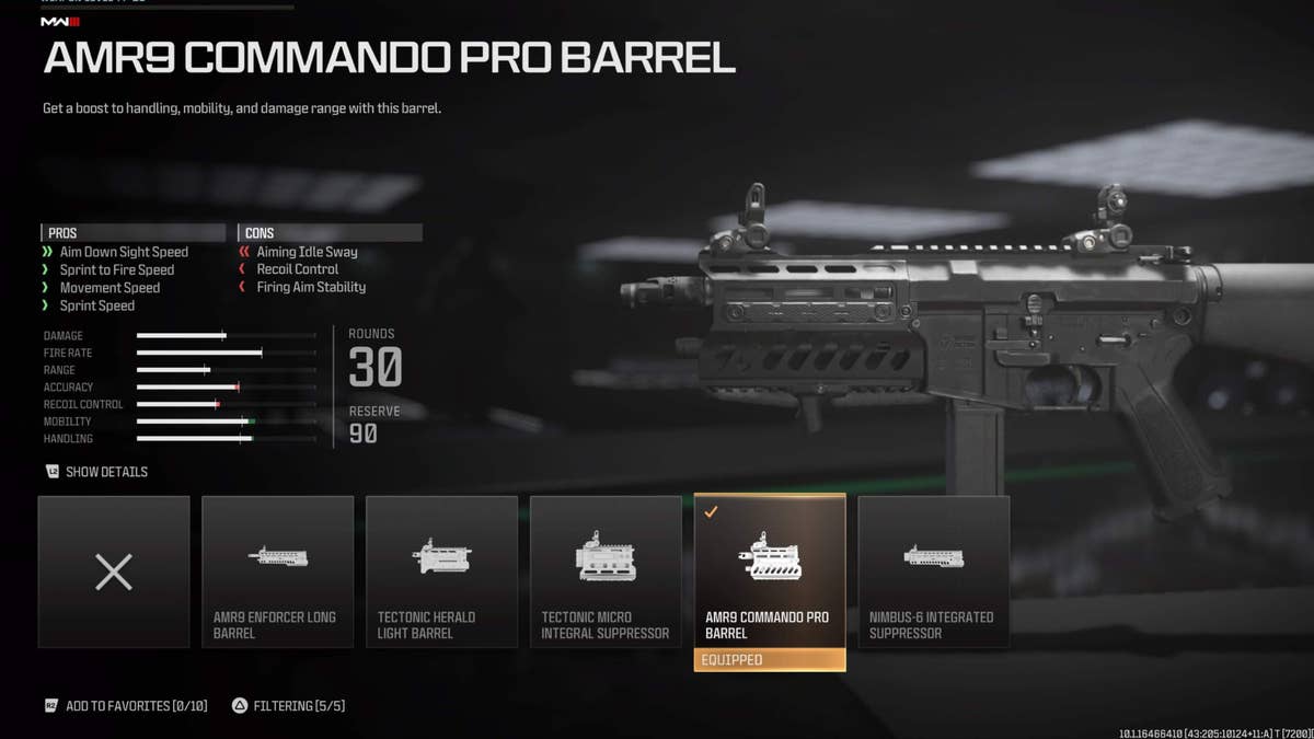 Use this mw3 warzone amr9 commando barrel, get more kills!