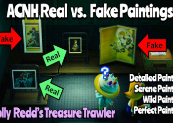 serene painting animal crossing (Get the real one or Redds fake easily)