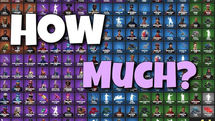 How Much is Your Stuff Worth? (A Beginners Guide to Fortnite Item Worth)
