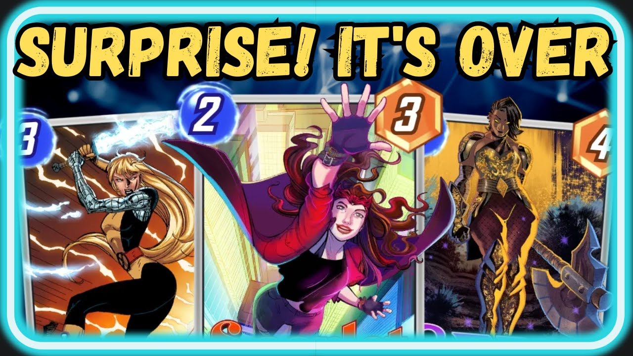 Scarlet Witch Marvel Snap deck builds, easy guide for beginners to make the most powerful deck