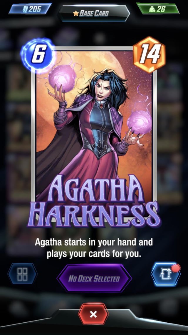 Is Agatha Harkness good in Marvel Snap? Best way to use her