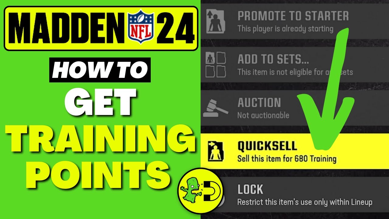 Need help with madden 24 training value? Use this easy guide for quick training points!