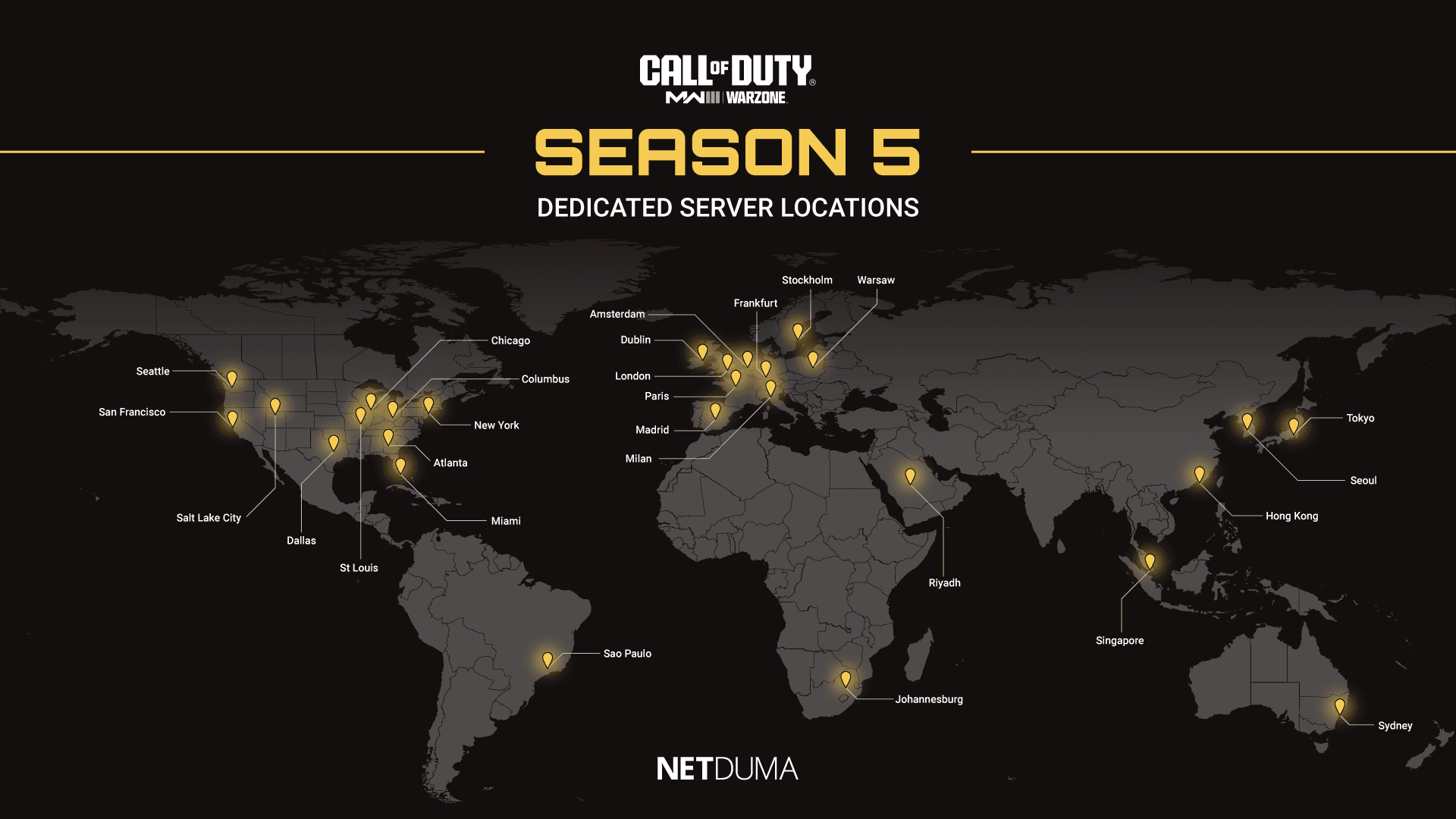 Wondering where are Call of Duty servers located? Get the full list here.