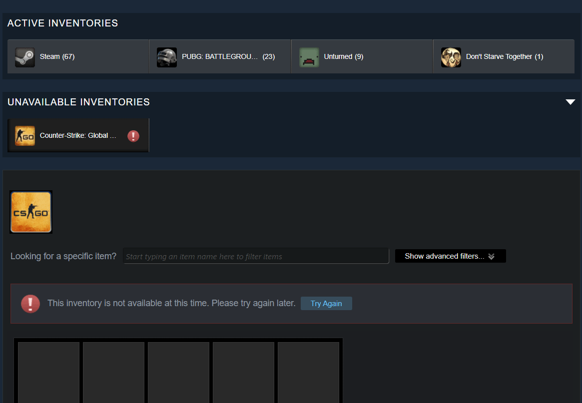 Inventory Unavailable? This Inventory Is Not Available at This Time, Heres Why