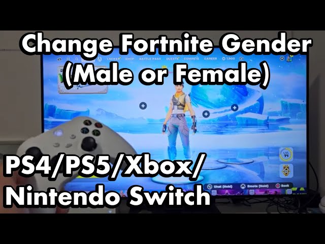 How to Change My Fortnite Character Gender? Get Help Here Now!