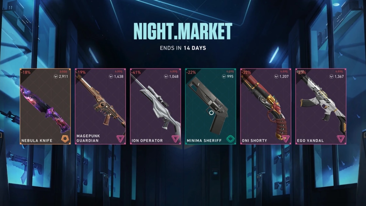 Valorant Night Market Dates Schedule: Get Ready To Grab Your Skins!