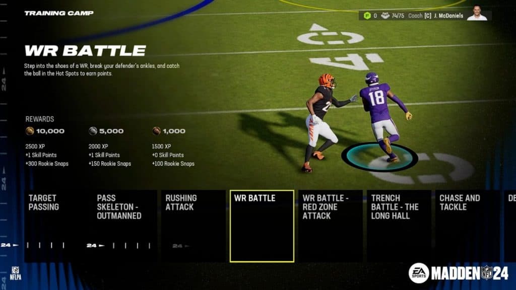 training madden 24 mode: How to use it for big game improvement