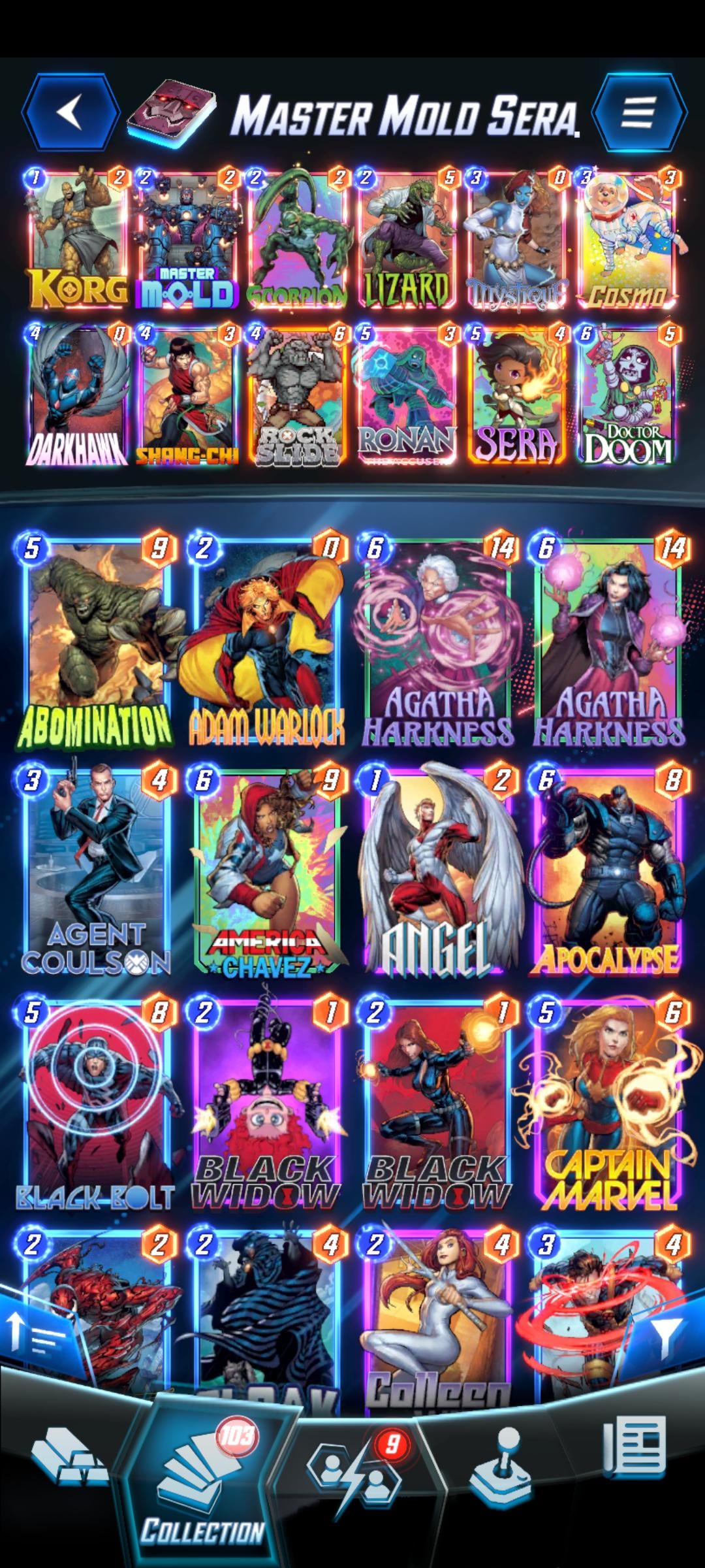 Master Mold Decks Marvel Snap Tips: Get to Infinite Rank!